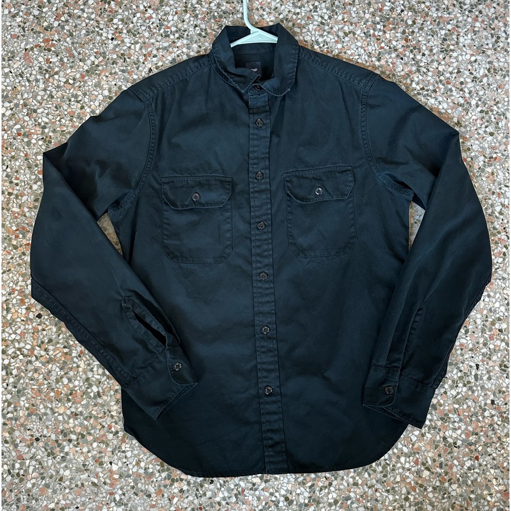 Gap black casual nice button up shirt